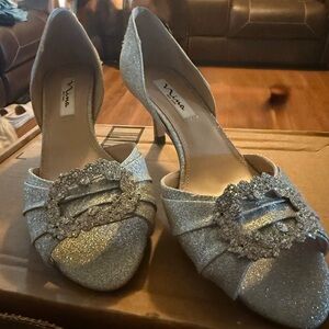 Nina New York Silver heel